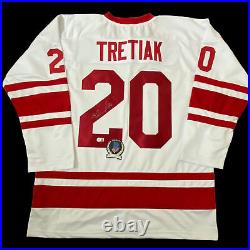 Vladislav Tretiak Signed Soviet Union Cccp Jersey Beckett Bas Coa Ac82677