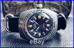 Vostok Amphibian watch 2209 Original USSR Mens Vintage Wrist Watch+Leather Strap