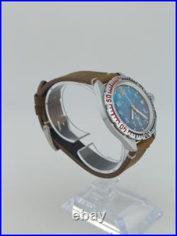 Vtg 40mm Mechanical Wind Watch Vostok Komandirskie Submarine Soviet Union USSR
