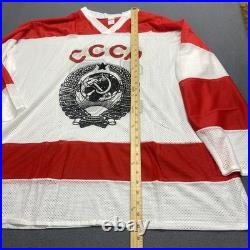 Vtg 90s CCCP Soviet Union Hockey Jersey Semenov 16 Russia Sovietski Collection