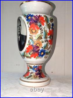 Vtg Antique Soviet Propaganda Vase 1954 Nikita Khrushchev Portrait USSR
