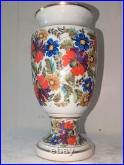 Vtg Antique Soviet Propaganda Vase 1954 Nikita Khrushchev Portrait USSR