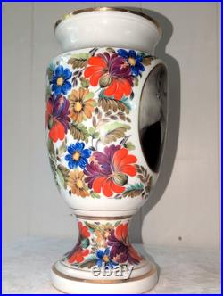 Vtg Antique Soviet Propaganda Vase 1954 Nikita Khrushchev Portrait USSR