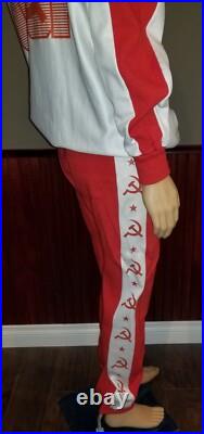 Vtg Original Rare Russian Soviet Union Cccp Olympics Training Jogging Running