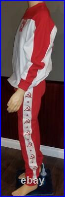 Vtg Original Rare Russian Soviet Union Cccp Olympics Training Jogging Running