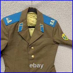 Vtg Russian Soviet Union Army USSR Uniform Jacket Military Mens 38 Green Coat