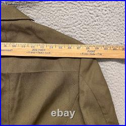 Vtg Russian Soviet Union Army USSR Uniform Jacket Military Mens 38 Green Coat