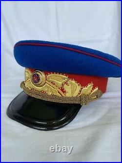 WW2 Marshal of The Soviet Union Russian Marshal General Officers Visor Hat Cap