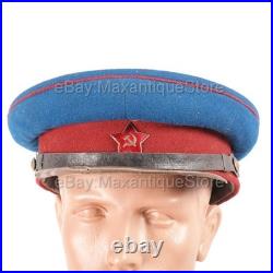 WW2 Original Cap KGB MGB NKVD Soviet Union Red Army M38 cockade Size 57