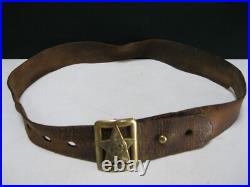 WW2 Original Officers Belt Model 1935 M-35 Extremely Rare Soviet Union USSR RKKA