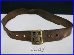 WW2 Original Officers Belt Model 1935 M-35 Extremely Rare Soviet Union USSR RKKA
