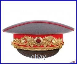 WW2 Russian Marshal of the Soviet Union General Officers Parade Visor Hat Cap