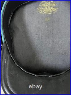 WW2 Russian Soviet Union USSR POLICE Militia Officer's Visor Hat. Orig