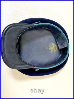 WW2 Russian Soviet Union USSR POLICE Militia Officer's Visor Hat. Orig