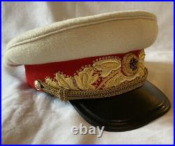 WW2 Soviet Marshal Of The Soviet Union General Officers Visor Hat Cap RKO Type