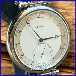 Watch Mechanical Wrist Molniya Mens USSR Molnja Soviet 3602 Russian Vintage Rare