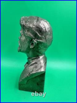 Writer Anton Chekhov USSR Soviet Union bust figurine Russia metal ORIGINAL