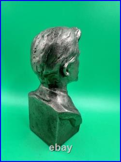 Writer Anton Chekhov USSR Soviet Union bust figurine Russia metal ORIGINAL