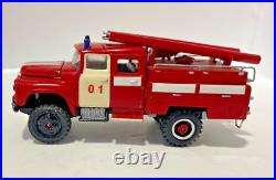 ZIL 4505 fire truck, handmade, manufactured in the Soviet Union, USSR scal 143